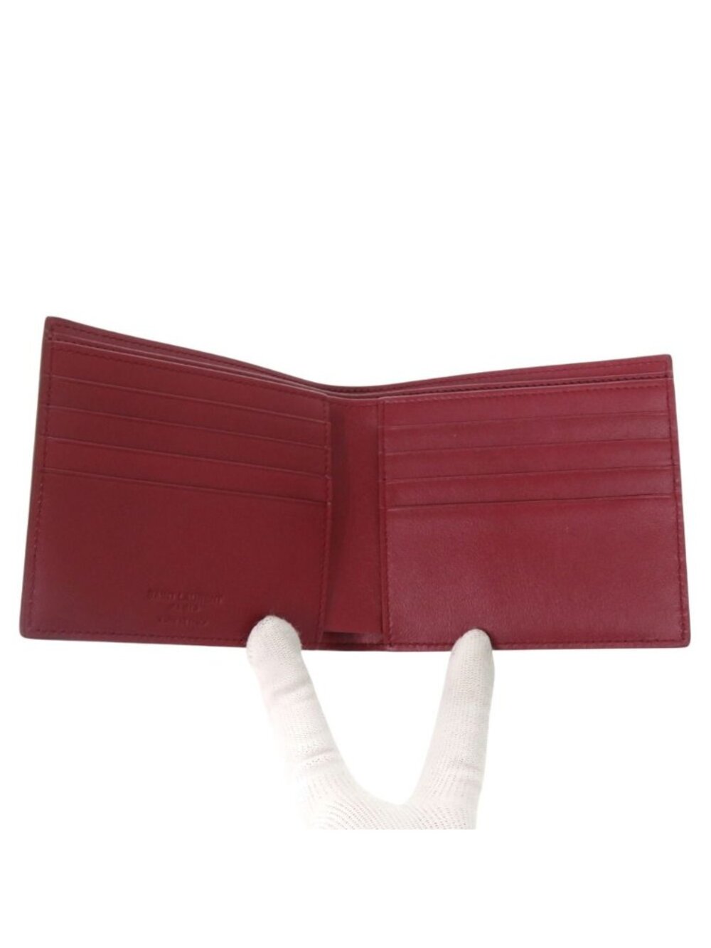 Saint Laurent Paris East West Wallet Patent Leather Bordeaux Red Bifold - Picture 5 of 8